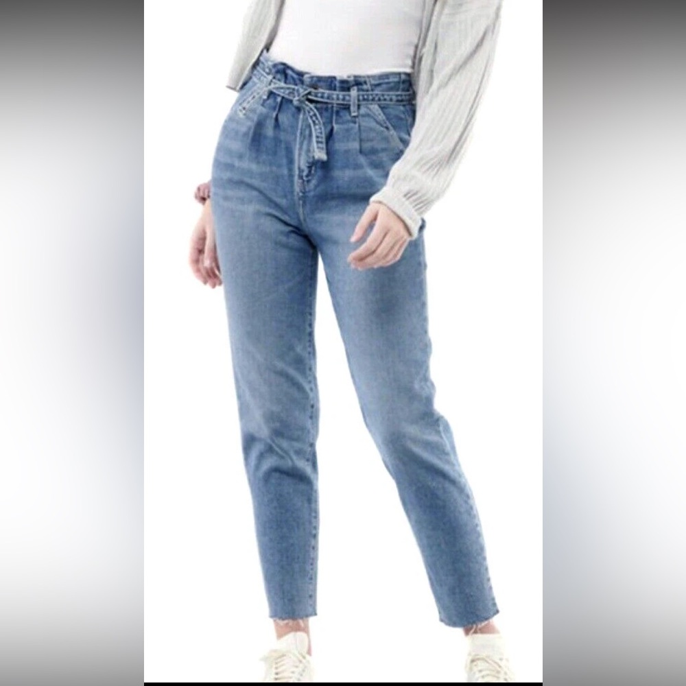 Hollister Blue Denim Tie-Waist Jeans